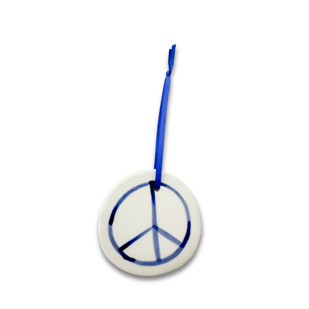 Peace Sign Ornament